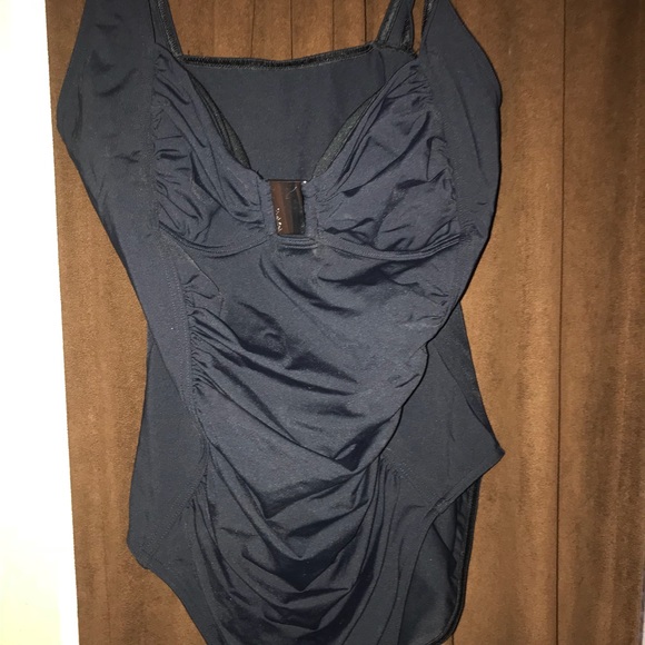 Calvin Klein black one piece swimsuit. NWOT - Picture 2 of 3